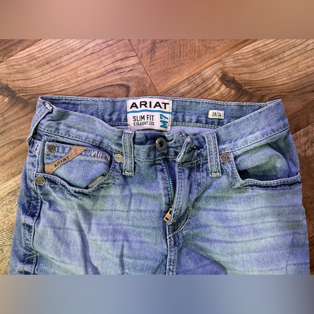 Ariat Blue Denim Slim Fit M7 28/34 Jeans
